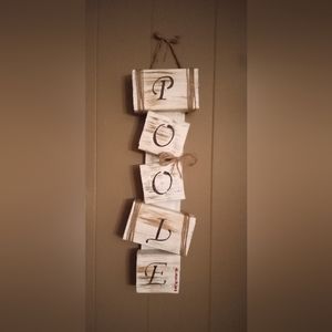 Personalized wood blocks